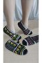 2 Pieces of Hand Knitted Five Needles/Handmade Booties/Dowry Booties/Knitting/Home Booties/Handmade - 2
