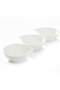 MAY 3PCS White Porcelain Bowls|12cm Iftar Serving Set for Dates, Nuts&Ramadan Iftar Serving