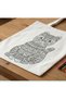 Mandala Cat Bag Painting – Paintable Cloth Bag |   Educational Activity Bag - 4