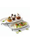 3PCS Porcelain Serving Set – 31cm White New Bone China Large Platters for Elegant Hosting - 3