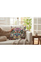Luxury Woven Embossed Decorative Throw Pillow with Zipper - 6