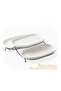 3PCS Porcelain Serving Set – 31cm White New Bone China Large Platters for Elegant Hosting - 5