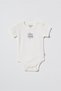 100% Organic Cotton, 2-Pack Baby Short Sleeve Bodysuits, Newborn and Baby Series, Baby Boy Bodysuit - 2