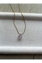 Raw Amethyst Stone Steel Snake Necklace Handcrafted - 2
