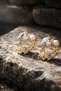 Women's Earrings with Butterfly, Pearl, Heart Motif and Zircon Stones, High Quality - 2