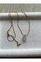 Raw Amethyst Stone Steel Snake Necklace Handcrafted - 3