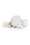WREN 18-Pc Bone China Dinnerware Set - White |Perfect for 6 People for Ramdan, EID