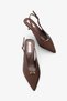 Women's Evening Dress Shoes Marcia Brown Satin - 3