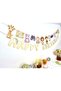 Safari Theme Happy Birthday Banner – Safari Birthday Wall Decoration - 6