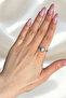 Moonstone Natural Stone Ring Vintage Design Round Cut Adjustable - 4