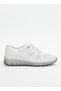 Genuine Leather White Laser Cut Transparent Sole Orthopedic Women's Shoes - 3