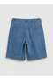 Nevavm High Waist Bermuda Fit Women's Jean Shorts with a Difference - 6