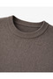 Men's Large Size Dark Mink Crew Neck Knitwear Sweater 5Xl-6Xl-7Xl-8Xl - 3