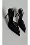 Range Lace Stone-Embellished Pointed Toe Heels Black - 4