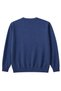 Men's Large Size Indigo Crew Neck Knitwear Sweater 5Xl-6Xl-7Xl-8Xl - 6