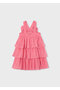 Girl's Ruffled Cotton Dress - 3
