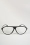Tf Black Frame Organic Clear Glass Sunglasses - 7