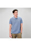 Men’s Slim Pique Polo with Contrast Collar & Signature Embroidery