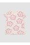Lcw baby pink stitch print girl's t-shirt and shorts set - 3
