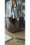 Polen Large Wallet Women's Shoulder Bag Brown - 2