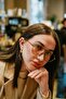 Tf Transparent Frame Honey Color Glass Sunglasses - 4