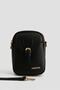 Women's Black Leather Crossbody Hand & Shoulder Bag 406