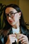 Tf Black Frame Organic Clear Glass Sunglasses - 4