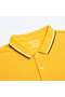 Men’s Slim Pique Solid Polo with Flat Knit Collar - 3