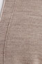 Men's standard fit regular cut zip-up brown cardigan - 5