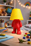 Modern Lamp Man Table Lamp |   Red Blue Lampshade |   Children's Room & Tabletop Decorative Lighting - 2
