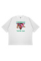 Unisex Oversize Casablanca Triangle Women's Printed Boxy Fit Thick Fabric (240Gsm) T-Shirt