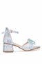 Elit Ob-F-640-26Y Filet Girls' Evening Dress Shoes Blue - 2