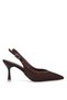 Elit Pm439 K3117 Women's Classic Heeled Shoes Brown