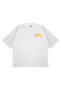 Unisex Oversize Stussy Metal Zar Printed Boxy Fit Thick Fabric (240Gsm) T-Shirt