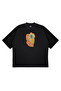 Unisex Oversize Stussy Papatya Logo Printed Boxy Fit Thick Fabric (240Gsm) T-Shirt