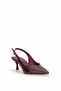 Elit Pm439 K3020 Women's Classic Heeled Shoes Claret Red - 2