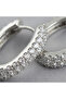 Brass Silver Color Zircon Stone Hoop Model Ysx Trio Earring Set - 4
