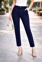 Women's High-Waisted Pleated Tapered Carrot Trousers - 2