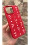 iPhone 16 Pro Max Compatible Heart Bow Patterned Silicone Shock-Absorbing Classic Protective Rubber Case - 3