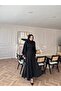 Double Fabric Cape Dress - 5