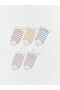 Esvab • Modern & Distinctive Striped Women's Sneaker Socks 5-Pack