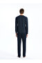 Giyçık Store Navy Blue Standard Fit Men's Pajama Set - 4