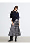 Esvab • Modern & Distinctive A-Line Skirt with Zipper at the Waist