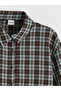 Lcw Kids Brown Plaid Poplin Girl's Shirt - 2