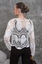 Standard Size Crochet Lace Detail Blouse (4 Colors) - 7