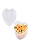 12Pcs 300Cc Mica Hard Plastic Heart Box with Lid Dessert Chocolate Presentation Bowl Magnolia Valentine's Day - 2
