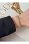 Steel Linea Bracelet Gold Minimal Thin Chain Women's Bracelet - 4