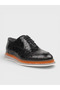 Men's summer casual shoes with 3cm sole - 146 10304 - black seagull - 2