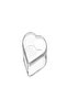 12Pcs 300Cc Mica Hard Plastic Heart Box with Lid Dessert Chocolate Presentation Bowl Magnolia Valentine's Day - 4