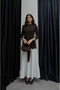 Brown Tie Detailed Dress